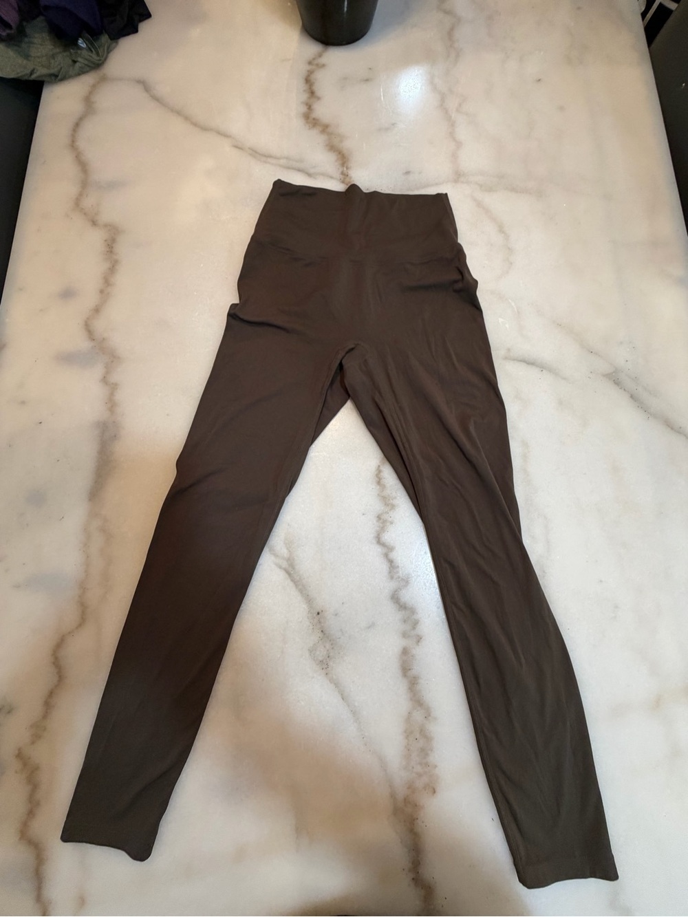 lululemon athletica Olive Green High-Waist Leggings